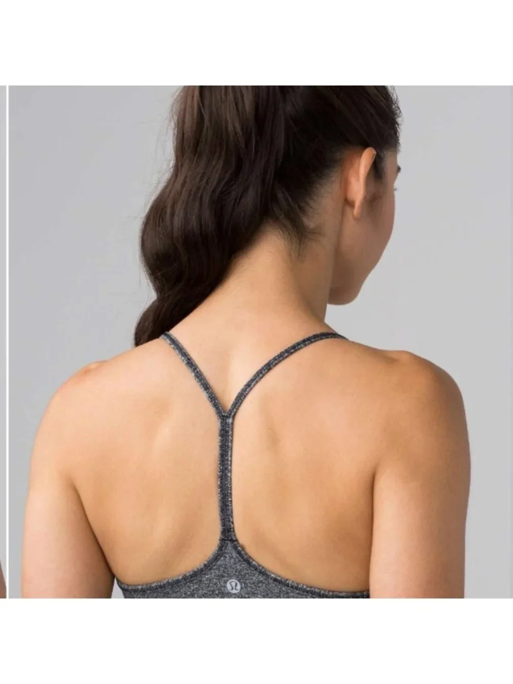 Lululemon Power Pose Tank Heathered Black